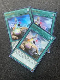 Yugioh Saqlifice MP15-EN171 Ultra Rare 1st Ed NM X3 - Image 1