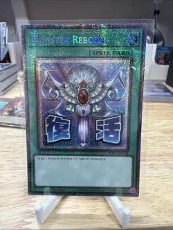 Monster Reborn 1st Edition Starlight Rare RA05-EN108 Yu-Gi-Oh! - Image 1