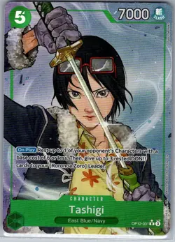 Tashigi (Alt Art) OP12-031 English Legacy of the Master - One Piece Card - NM - Image 1