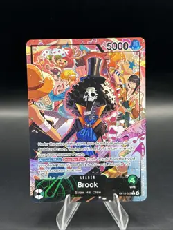 OP15-022 Brook Alt Art Leader Adventure on Kami’s Island One Piece TCG English - Image 1