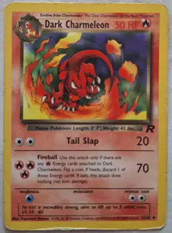 Pokemon Dark Charmeleon TCG Card 32/82 - Image 1