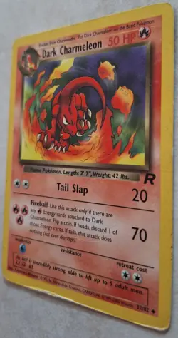 Pokemon Dark Charmeleon TCG Card 32/82 - Image 2