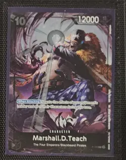One Piece The Card Game Promo-100 Marshel.D.Teach Treasure Cup Promo - Image 1