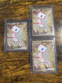 LOT OF 3: Mew ex - (151 Metal Card) 205/165 Sv: Scarlet & Violet 151 Regular - Image 1