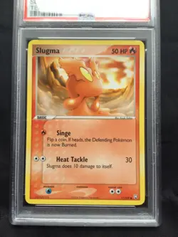 Pokemon Cards: EX Team Rocket Returns Common: Slugma 77/109: PSA 9 - Image 2