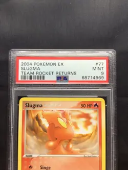 Pokemon Cards: EX Team Rocket Returns Common: Slugma 77/109: PSA 9 - Image 3