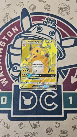 Raichu GX SM90 Black Star Promo Shining Legends 2017 Pokemon Card - Near Mint - Image 1