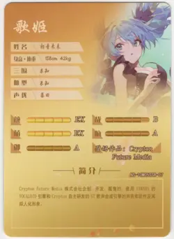 Goddess Story - Hatsune Miku - NS-10M05SSR-07 - Anime Waifu SSR Trading Card - Image 2