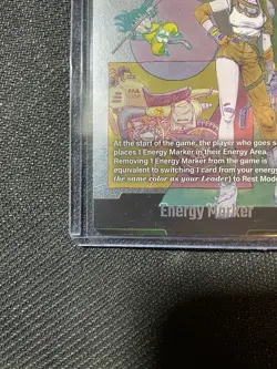 Bulma E-73 Foil Full Art Energy Marker Dragon Ball Super Card Game - Image 4