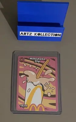 McDonald’s Card Milkshake Dip 14/24 X2 Brand New NM Condition - Image 3