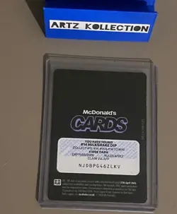 McDonald’s Card Milkshake Dip 14/24 X2 Brand New NM Condition - Image 4