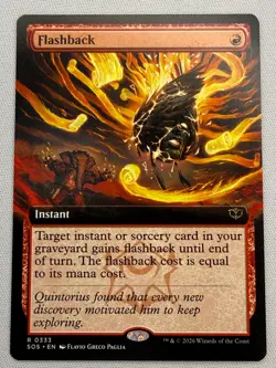 Flashback (Extended Art) Secrets of Strixhaven Regular - Image 1