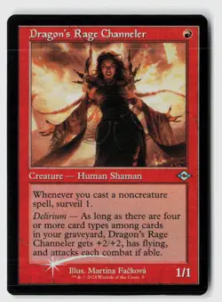 Dragon's Rage Channeler (Retro Frame) #9 (Foil) NM Modern Horizons 2 Magic MTG - Image 1