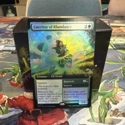Magic: The Gathering Emeritus of Abundance Creature Green Holo - Image 1