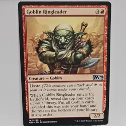 Wizards Goblin Ringleader Core Set 2020 Regular Uncommon Creature Red 143/280 - Image 1