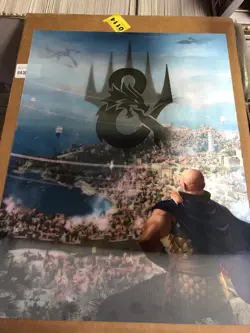 MTG Battle for Baldur's Gate 3D Lenticular Promo Store Poster New FREE SHIPPING - Image 1