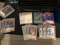 YuGiOh Card Fire King Deck Ft Jurrac Bits and hand traps ash blossom and nibiru - Image 3