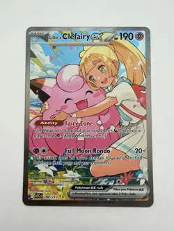 Lillie's Clefairy EX 280/217 Ascended Heroes Special Illustration Rare Pokemon - Image 1