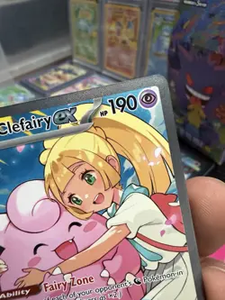 Lillie's Clefairy EX 280/217 Ascended Heroes Special Illustration Rare Pokemon - Image 3