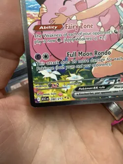 Lillie's Clefairy EX 280/217 Ascended Heroes Special Illustration Rare Pokemon - Image 5