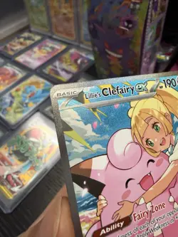 Lillie's Clefairy EX 280/217 Ascended Heroes Special Illustration Rare Pokemon - Image 2