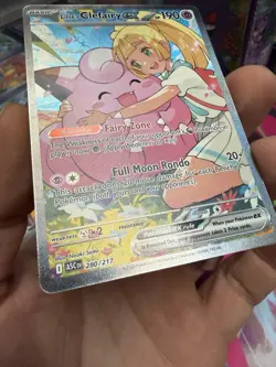 Lillie's Clefairy EX 280/217 Ascended Heroes Special Illustration Rare Pokemon - Image 4