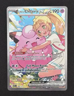 Pokemon Lillie's Clefairy EX Ascended Heroes 280/217 Special Illustration Rare - Image 1