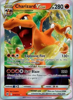 Pokemon TCG - Charizard VSTAR - 018/172 - SwSh: Brilliant Stars - ULTRA RARE - Image 1