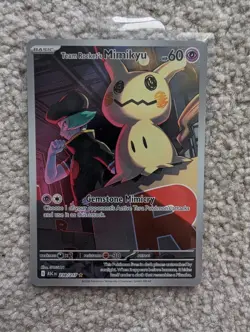 Team Rocket's Mimikyu 238/217 Illustration Rare Ascended Heroes Pokemon TCG NM/M - Image 1