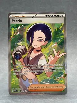 Pokemon - 209/167 Perrin SV06 Twilight Masquerade Trainer Ultra Rare Holo NM TCG - Image 1