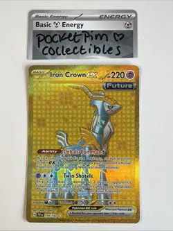 Pokemon Iron Crown ex 216/162 Sv05: Temporal Forces Holo - Image 1