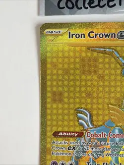 Pokemon Iron Crown ex 216/162 Sv05: Temporal Forces Holo - Image 2
