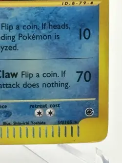 Kingler 50/165 Reverse Holo Expedition Base Set Pokemon LP - Image 3