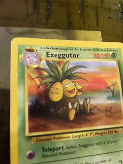 Pokemon TCG Exeggutor Jungle 35/64 Regular Unlimited Uncommon MP With Crease - Image 5
