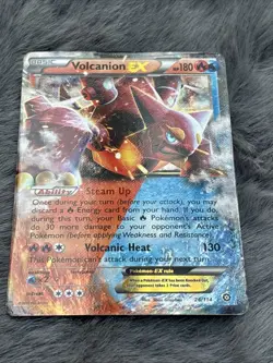 Pokemon TCG Volcanion EX 26/114 XY Steam Siege MP - Image 1