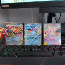 Pokemon EX Bundle: Mega Starmie 021/088 Lapras 022/088 Mega Clefable 031/088 NM - Image 1