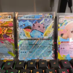 Pokemon EX Bundle: Mega Starmie 021/088 Lapras 022/088 Mega Clefable 031/088 NM - Image 3