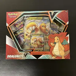 Pokemon TCG: Dragonite V Box Collection New Factory Sealed W/Evolving Skies - Image 1