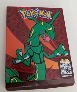 2 x Rayquaza McDonald’s Happy Meal Pokemon trading card Pack Dragon pokemon - Image 3