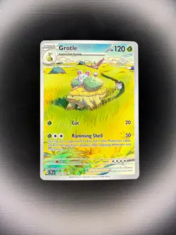 Grotle 164/162 Illustration Rare Temporal Forces Pokemon Near Mint - Image 1