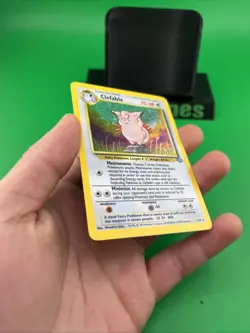 Clefable 1/64 Jungle Set Holo foil Rare Pokemon Card WOTC- LP - Image 3