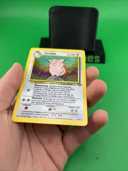 Clefable 1/64 Jungle Set Holo foil Rare Pokemon Card WOTC- LP - Image 4