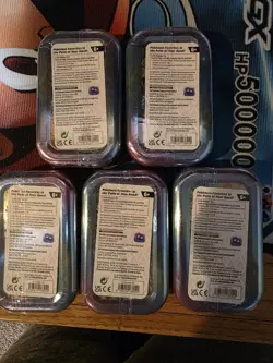 Lot Of 5 Pokemon Scarlet & Violet- Prismatic Evolutions Factory Sealed Mini Tins - Image 2