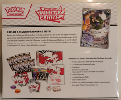 White Flare Elite Trainer Box Factory Sealed ETB Pokemon TCG Scarlet & Violet - Image 5