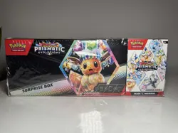 Pokemon TCG Prismatic Evolutions Surprise Box & Booster Sam's Club Bundle - Image 1