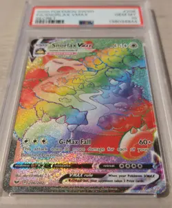 PSA 10 Snorlax VMAX 206/202 Secret Rainbow Sword & Shield Pokemon - Image 2