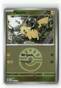 Pikachu (Friend Ball) 055/217 Holo ME: Ascended Heroes Pokemon Reverse Holo NM - Image 1