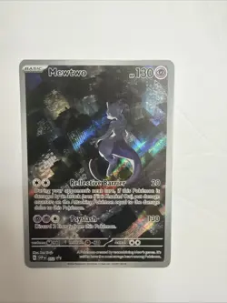 Mewtwo 052 Holo Promo Scarlet & Violet 151 Promo Pokemon NM - Image 2