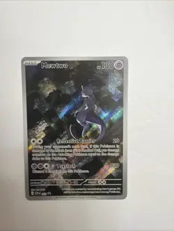 Mewtwo 052 Holo Promo Scarlet & Violet 151 Promo Pokemon NM - Image 3