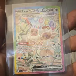 Pokemon Eevee EX Prismatic Evolutions Special Rare Holo 167/131 200 HP Eng - Image 2